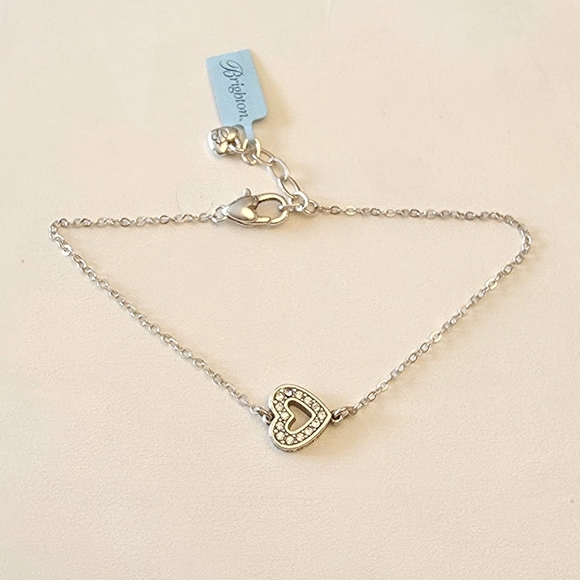 NWT. Brighton Inner Heart Love Anklet. - Picture 3 of 6